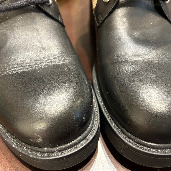 Womens Gucci Flores Ebony Mocha Guccissima Canvas Leather Moto Booties 3… - Picture 14 of 16